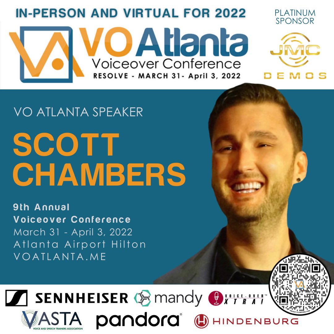 I really look forward to seeing old friends and making new ones at the final <a href="/VOATLANTA/">VO ATLANTA</a>. This is the 9th annual event. 9 symbolizes completeness and finality. The conference is ending, but the friendships will last a lifetime💙 #VO #Voiceover #VoiceActor #Actor #VOAtlanta