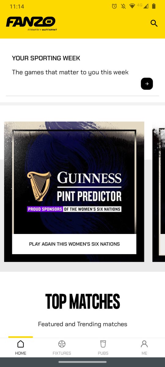 FANZO_UK's tweet photo. The Guinness Pint Predictor is back for the @Womens6Nations 🙌

🏉 Predict the scores
🤝 Beat your friends
🍻 Win free pints

📲 Download the free FANZO app (formerly MatchPint) to play now: https://t.co/6d2u4Pe1MA

#TikTokW6N https://t.co/SW3OlCx7QP