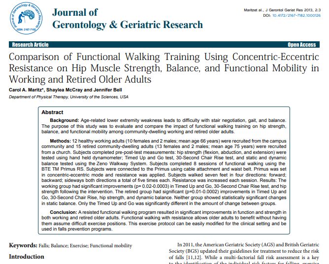 Gerontology18's tweet photo. Comparison of Functional #Walking Training Using Concentric-Eccentric Resistance on Hip #MuscleStrength, Balance, and #FunctionalMobility in Working and #retired  #olderadults 

Full article: https://t.co/huujCuA3f9 https://t.co/o4t3erbLAs