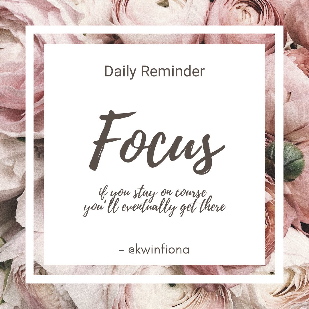 kwinfiona's tweet photo. Focus…if you stay on course, you’ll eventually get there… #focus #voiceover #Motivation https://t.co/2TYjP7KdeT