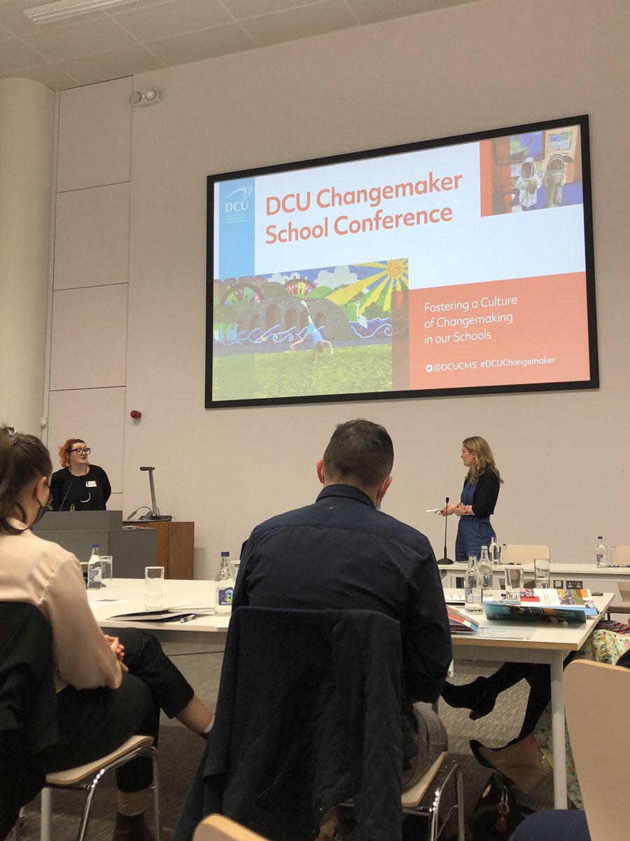 dpetns's tweet photo. Inspiring and insightful morning at the @DCUCMS Changemaker Conference. We are delighted to be recognised as a Changemaker school once again. #DCUChangemaker #Changemaker #DPETNSchangemaker https://t.co/Jm5agr5ECJ