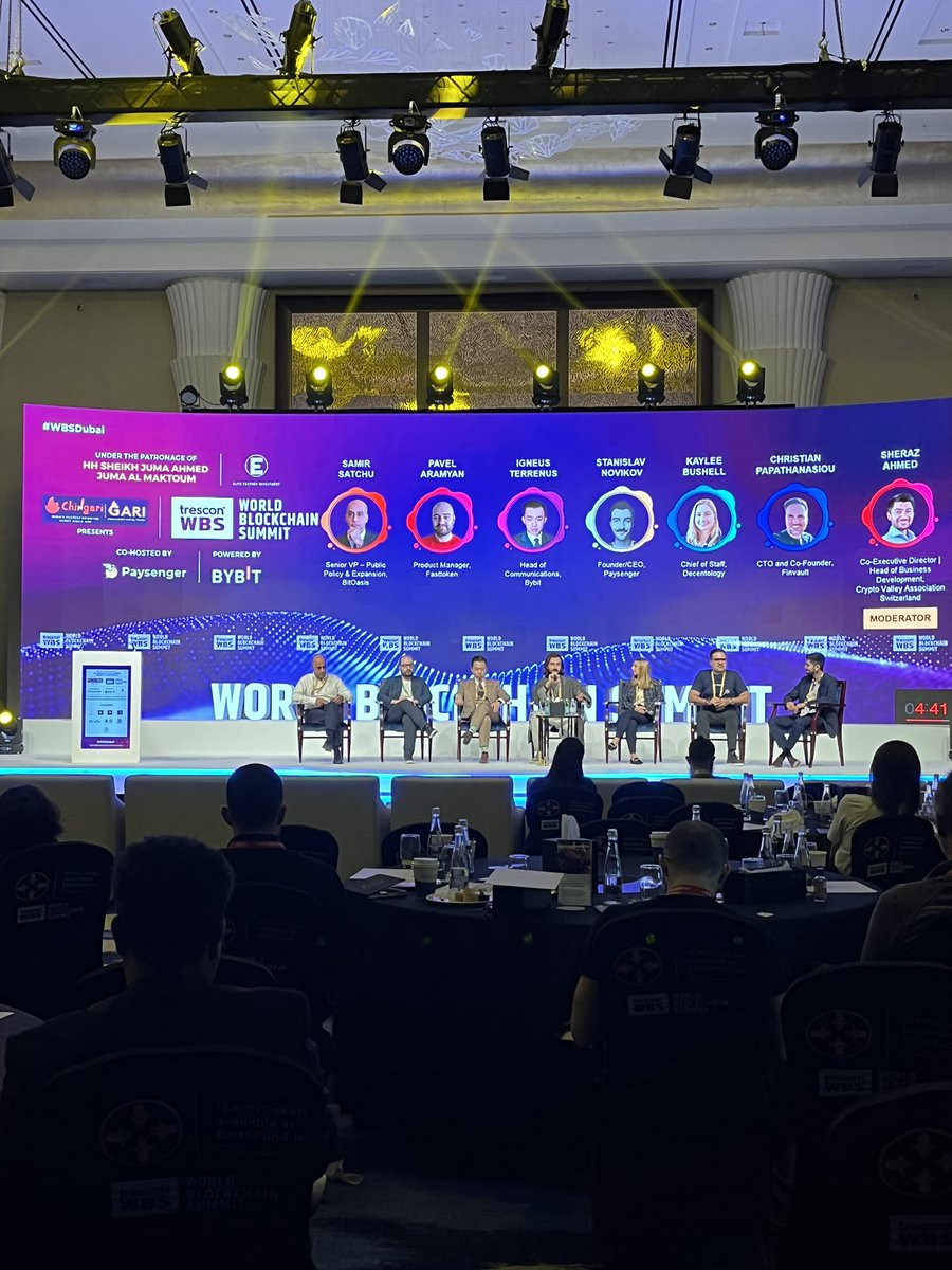 _ilGianca_'s tweet photo. “#web3 is not about technology, it’s about society. Lets start calling it society3 to better understand the impact that is having on people”
@stas_novi  at #WBSDubai #blockchain #Crypto https://t.co/m5sAIKQCtG