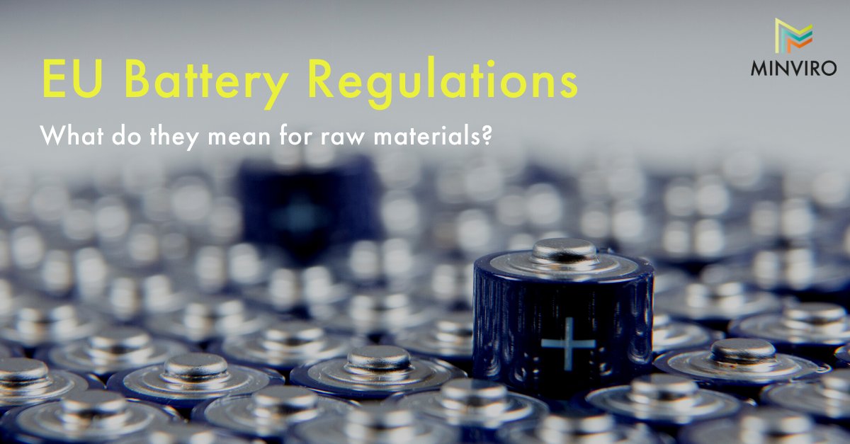 The European Commission has submitted their new EU #battery regulations for review by the European Parliament and EU Council. The updated legislation places a heavy influence on raw material supply chain #sustainability, as summarised in this article (link at end of thread).
