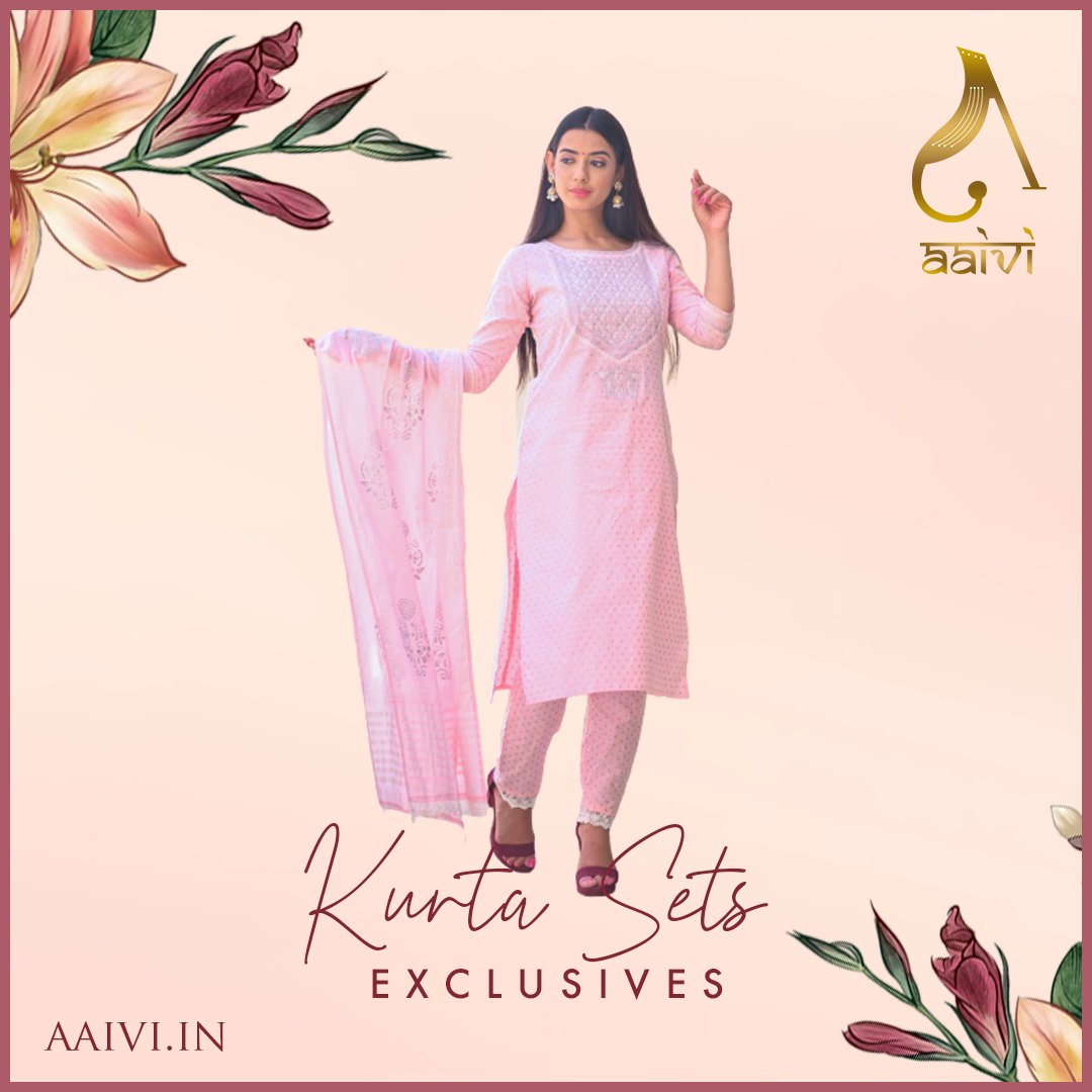 Aaiviapparels's tweet photo. Indian courtesy always stands to adore...Elegant kurta sets for all ocassions.

SHOP NOW at: https://t.co/XJ1DOhQiUn

Only at-:@aaiviapparels

#womenfashion #fashion #onlineshopping #style #womenstyle #women #fashionstyle #fashionblogger https://t.co/l1ALYU3hmG