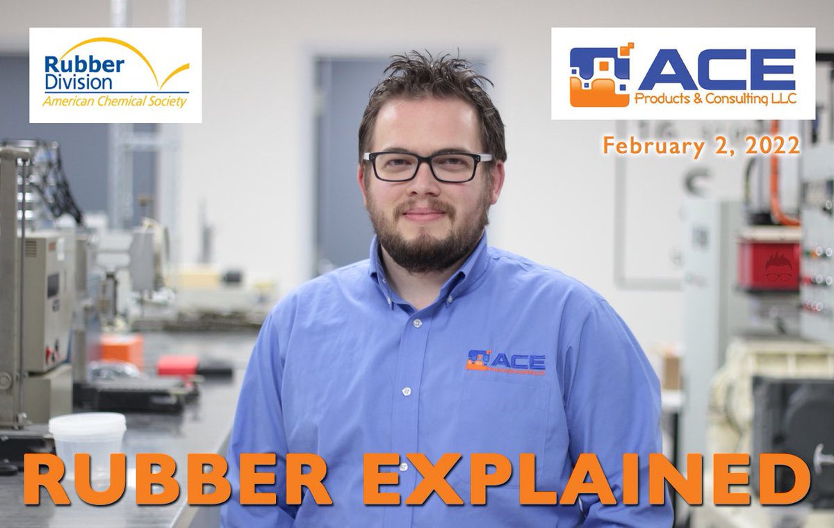 ACELaboratories's tweet photo. 🔥 Today!

#RubberExplained is back! 💻🌎

This is the perfect #RubberTraining course for any non-technical personnel or those new to the #rubberindustry. @RubberDivision @Erick_Sharp

➡️ https://t.co/3Miv6D9xDr https://t.co/laPA96Iq2L