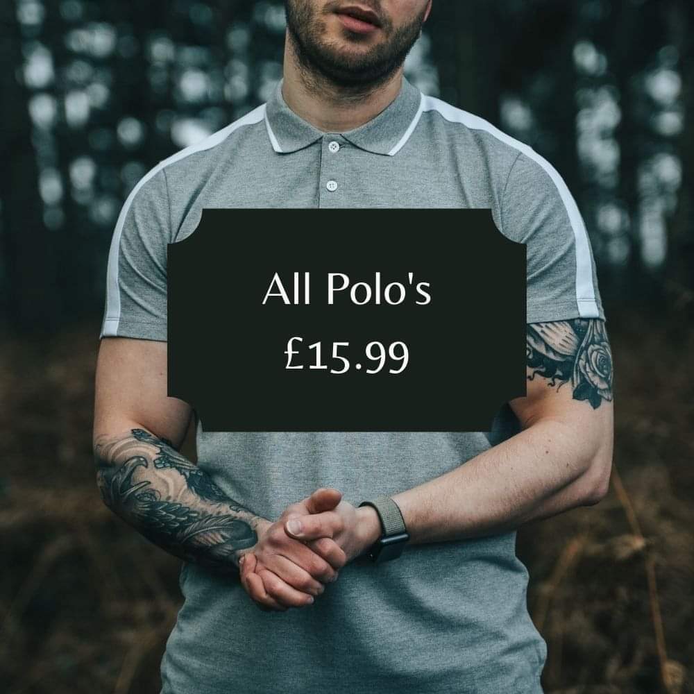 Order a polo today and save £££!! Now only £15.99 from £49.99!! Sizes Small to 4XL currently in stock across 4 colours in the Stria polo. Hit the link and order today.

stadvoru.co.uk/polo-shirts