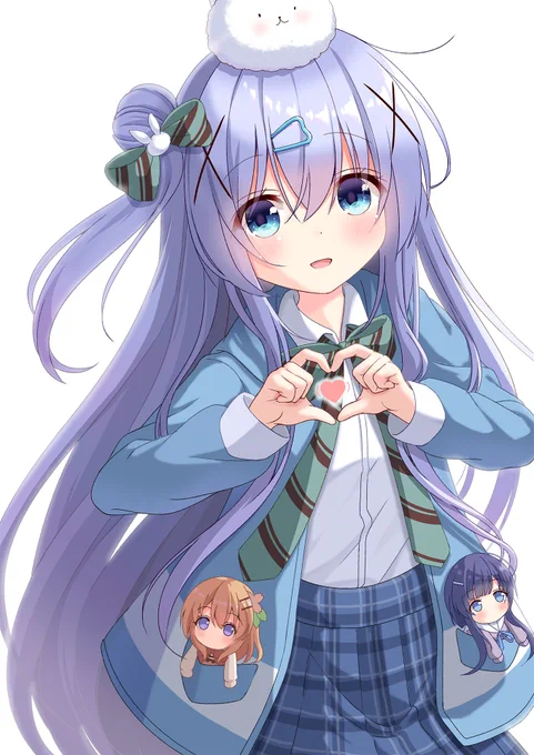 きららMAX5月号表紙の服、チノちゃんにも着てもらった #gochiusa #ごちうさ