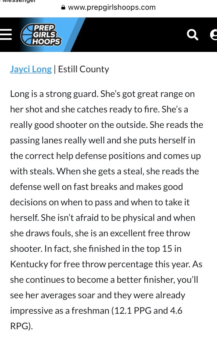 2025 Rankings Update: Top Point Guards. <a href="/jayci_long/">Jayci Long</a> <a href="/EstillAthletics/">Estill County Athletics</a> <a href="/drhughes64/">Ruth Hughes</a>