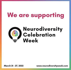 We are supporting Neurodiversity Celebration Week. A week designed to bring about worldwide neurodiversity and acceptance, equality and inclusion in schools and workplaces.

#NeurodiversityCelebrationWeek #NeurodivergentSLT neurodiversityacceptance