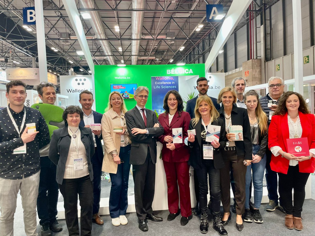 Desde <a href="/AwexMadrid/">@awex-madrid</a>  queremos agradecer al embajador de Bélgica en España, Gerard Cockx su visita a nuestro stand en <a href="/infarma_salon/">Infarma Salón</a> donde ha podido conocer las 10 empresas valonas que participan con nosotros en el evento. 

#empresas #Salud #farmacia
