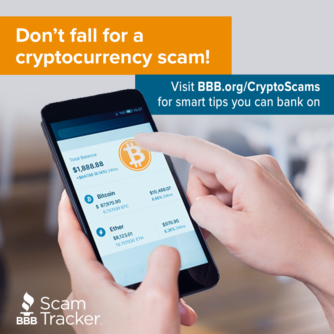 There is much to be learned about cryptocurrency and how it's used in scams. Read more at BBB.org/cryptoscams.