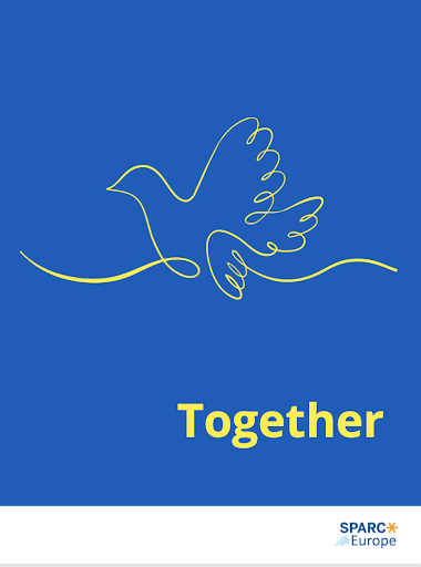 NAPLESisLib's tweet photo. The SPARC Europe team, @SPARC_EU, stands with Ukraine 👉 https://t.co/f3hytKXtEJ
#LibrariesforUkraine #LibraryAssociations https://t.co/PsXQv0x6fW