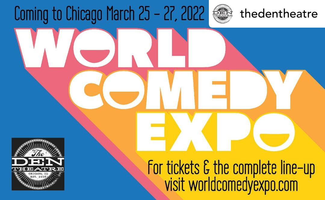 Hey Neighbors! The Den Theatre is co-hosting the World Comedy Expo THIS WEEKEND 3/25-3/27 which showcases comedic talents from around the world. Check out the full line-up and get tickets below. st8.fm/3uqa6P1 <a href="/TheDenTheatre/">The Den Theatre</a> <a href="/WorldComedyExpo/">WorldComedyExpo</a> #Chicago #Comedy