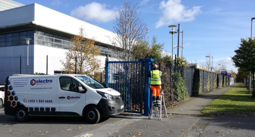 Our specialized and expert engineers work hard but loving the sunshine at the moment! #electro #securitysystems