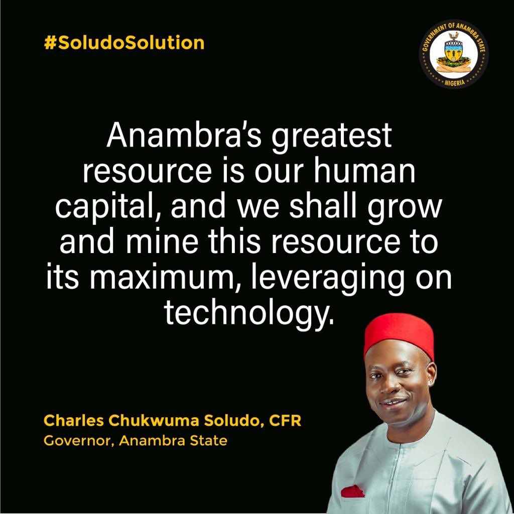 obyezeks's tweet photo. Indeed, Anambra’s greatest resource is our human capital ……..✍🏾

#EducationistheNewEconomy
#HumanCapitalistheNewOil
#EverythingTechnology https://t.co/TFS8phRl2j