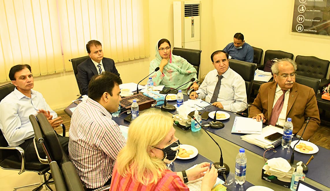 SELD_Sindh's tweet photo. 43rd Local Education Group (LEG) Meeting, convened by #ReformSupportUnit with Support of #UNICEF. The meeting was chaired by Secretary SE&amp;LD. Mr. Ghulam Akbar laghari @AkbarLaghari5 at #RSU on 24-3-2022. The brief Presentation was given by CPM-RSU, Ms. Beenish Fatima https://t.co/gp0nANg2Hn