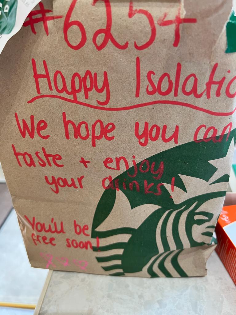 EGoodgrove's tweet photo. Thank you @StarbucksUK Dearne Valley for brightening our covid days 😊😷 https://t.co/gIprOq6mWL
