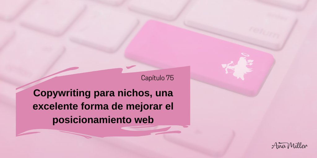 anamillercopy's tweet photo. ¿Cómo hacer #copywriting en páginas web de nicho y #afiliacion? Llevo años trabajando estos #contenidos y te aseguro que posicionan como la seda. Porque no solo es #SEO lo que funciona 😉
Hoy en mi #podcast, #ElProgramadeAnaMiller, y en #YouTube 👉 https://t.co/Mjz2modH4f https://t.co/2nkc9fkEcz