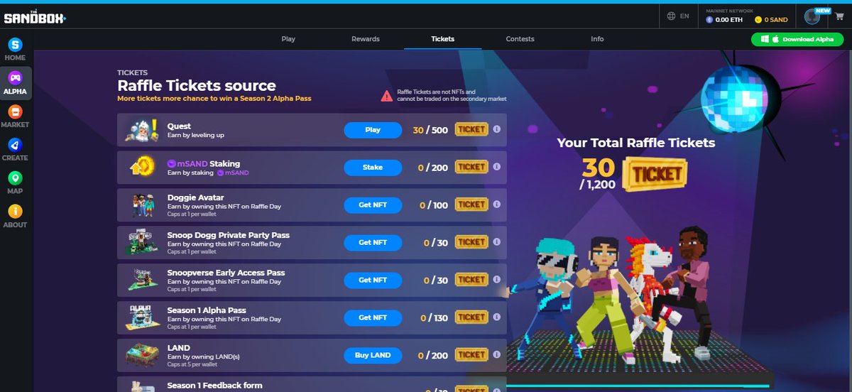 EmirYucelen's tweet photo. @TheSandboxGame I just participated in the daily #SandboxAlphaS2Contest for a chance to earn up to 1,000 $SAND! Starting March 22 - Ticket Day. Check out my screenshot below!
👇 #SandboxAlphaS2 https://t.co/wEe0IeyR2F