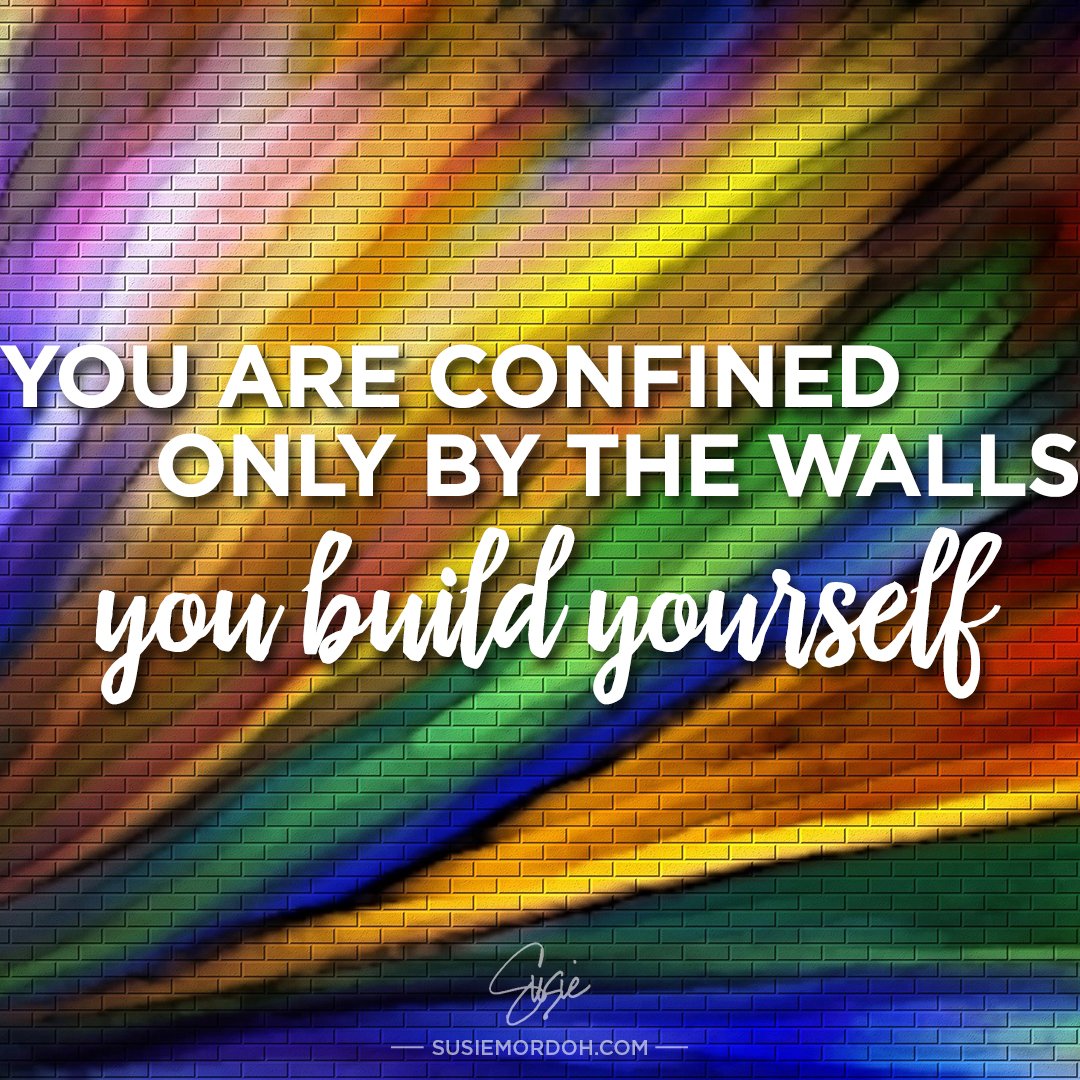 Amazing things can happen when you break down those walls! #feelthelove