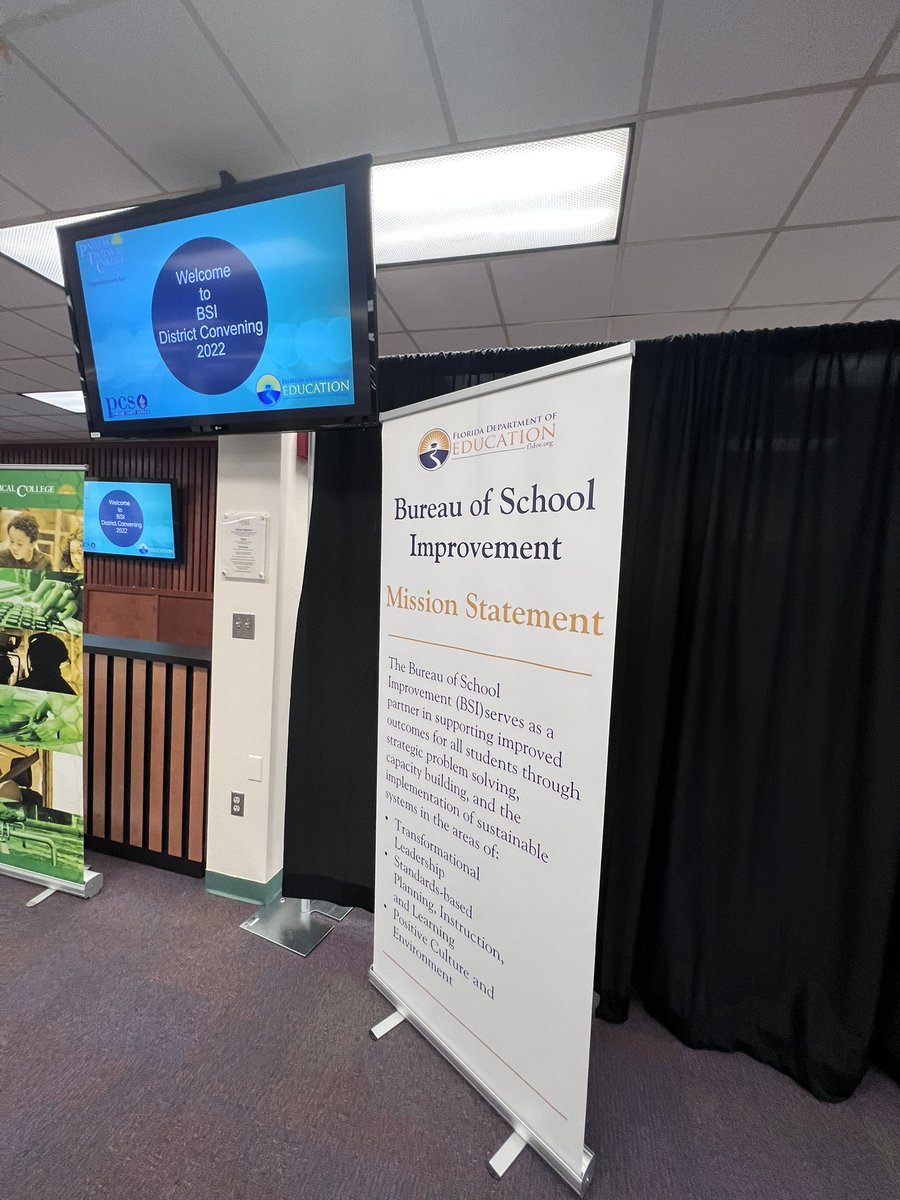 Happening now: getting ready for the #BSI2022Convening Restore, Recover, and Reimagine. Thank you <a href="/my_pcs/">Pinellas County Schools</a> for hosting and organizing such a great day of learning with administrators across the state.