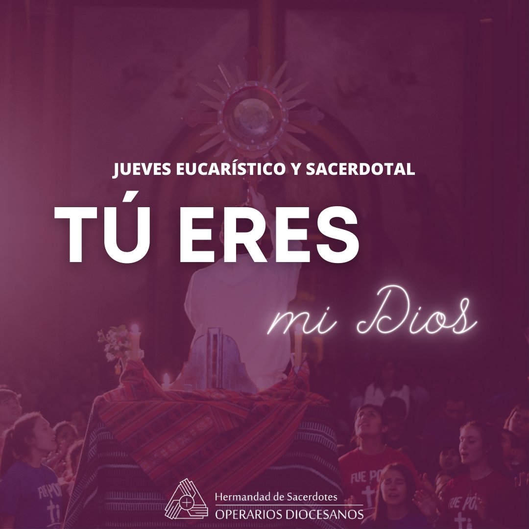 Somos tu pueblo, Señor. Que no dejemos de escucharte.

#JuevesEucarístico