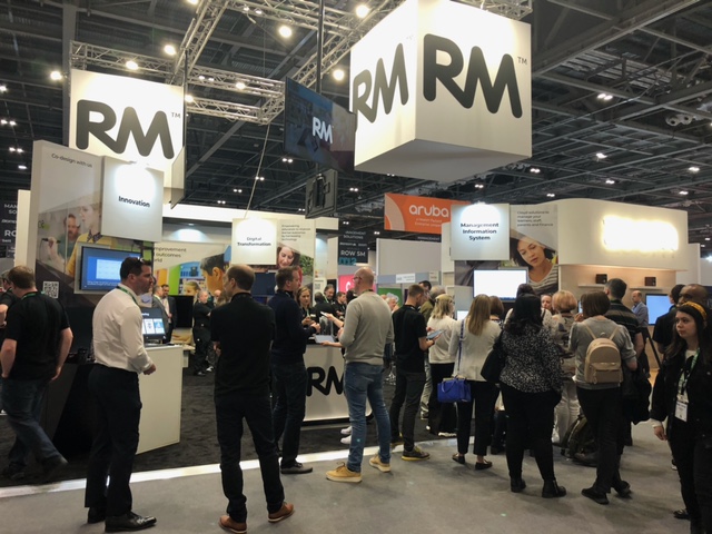 RM__Technology's tweet photo. Stay tuned to social media today for live updates from @Bett_show taking place till tomorrow at 5pm! At 4:30pm each day, we'll be announcing the winner of an iPad and @TrendMicro licence. #RMatBett #bettshow https://t.co/blvV23zeKb