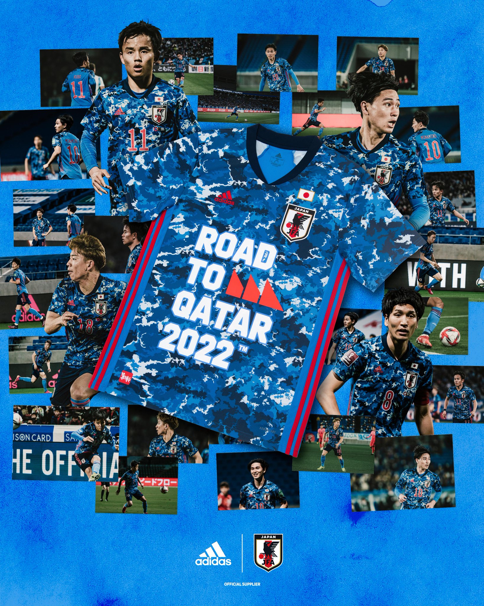 adidas 日本代表 サッカーユニフォーム KUBO 11 セット