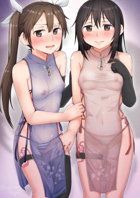 スケスケシースルーチャイナ服利根筑摩( ˘ω˘ ) 