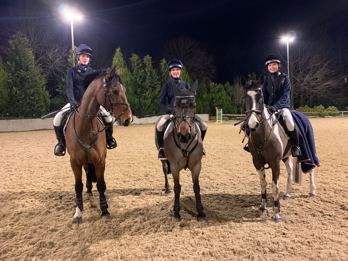 KSBEquestrian1's tweet photo. A successful evening out for Lilah and Emily at DSG, with Lilah winning the 90 and 1m and Emily 2nd in 1m and 110m 🥇@kingsbruton @KSBSportDept https://t.co/qlLcQbPthA