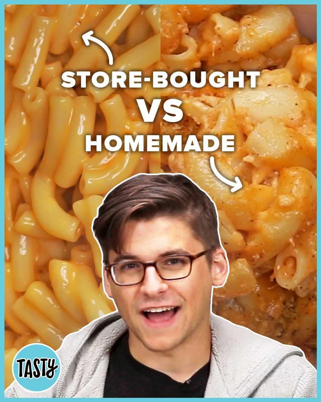 Tasty on Twitter "Homemade Vs. StoreBought Macaroni and Cheese