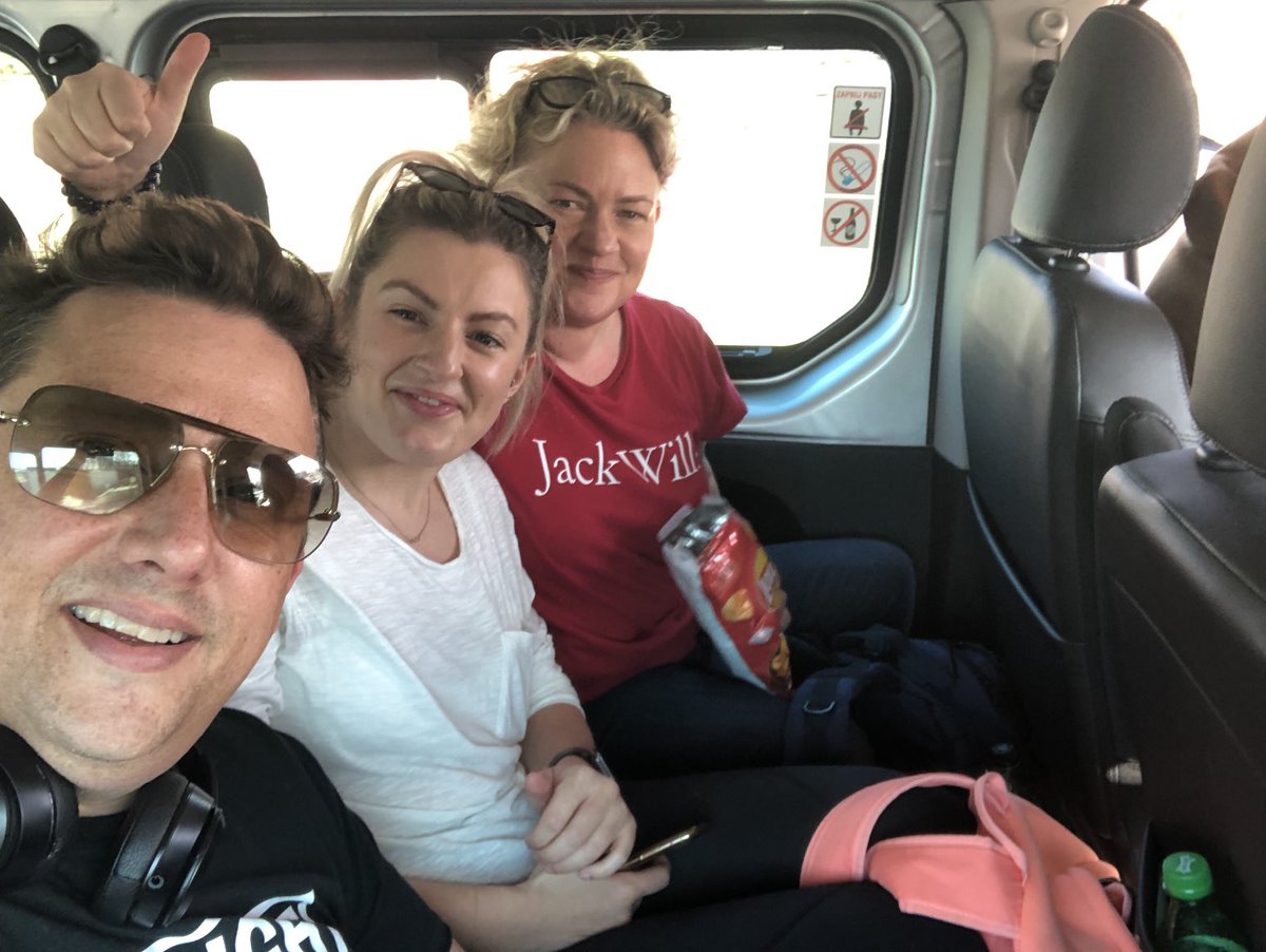 JackkBarton's tweet photo. In the van with Irek to check in at the hotel before we head to Makro to buy supplies. #OperationUkraine https://t.co/gEkMXU96z7