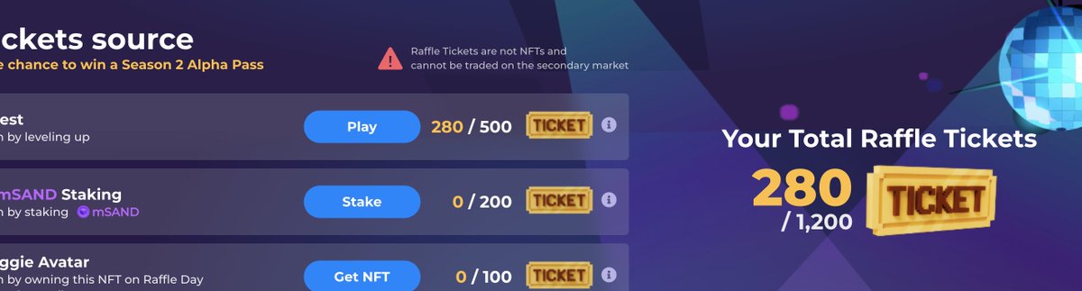 XX404XXX's tweet photo. @TheSandboxGame I just participated in the daily #SandboxAlphaS2Contest for a chance to earn up to 1,000 $SAND! Starting March 22 - Ticket Day. Check out my screenshot below!
👇 #SandboxAlphaS2 https://t.co/S2p9Hz0YJx