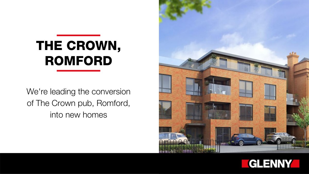 Glenny_llp's tweet photo. We're thrilled to be acting as Project Manager &amp; Employer’s Agent for Kundra Holdings LLP on the conversion of The Crown pub, Romford 🤝

The project will transform the existing building into a new residential development of 24 apartments 🏡
🔗 https://t.co/i5iwawzysK

#GlennyLLP https://t.co/jAqbMVkPSI