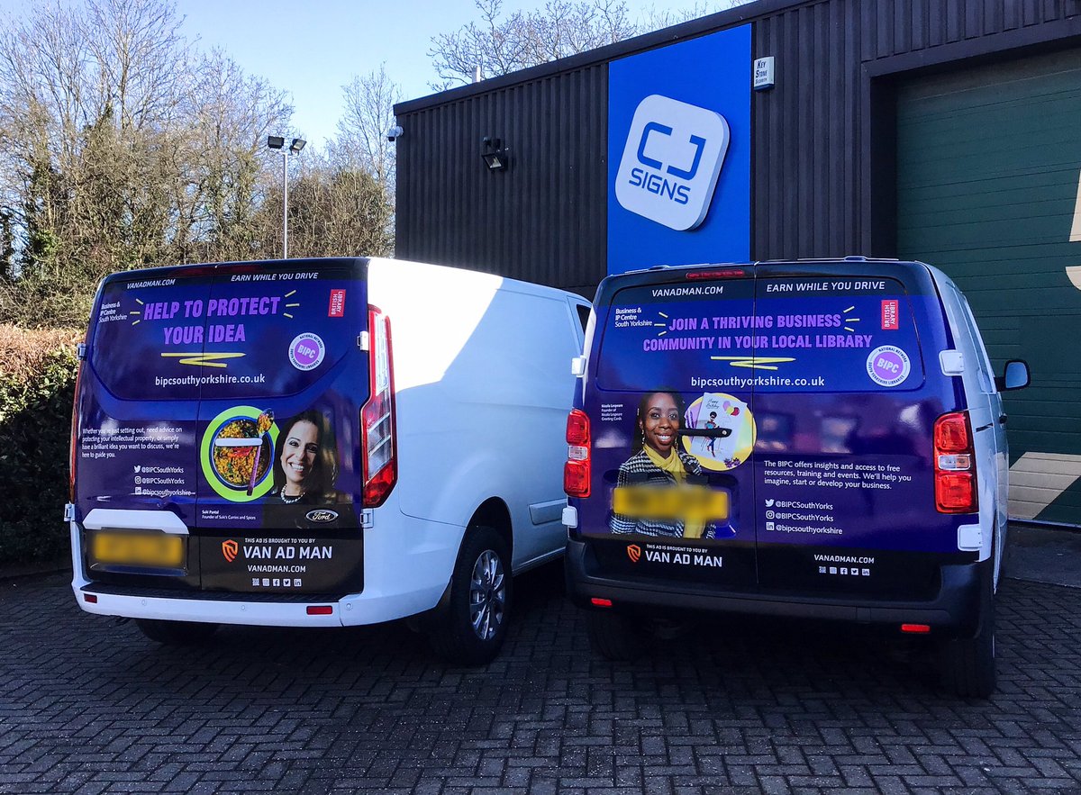CJSignsLtd's tweet photo. @VanAdMan_ requested that this fleet of @Ford vans had their rear doors wrapped using @Metamarkuk MDC Wrap. 

Check out the final results!!

#vehiclewrap #vehiclewrapping #vehiclewraps #carwrap #carwraps #carwrapping #sheffield https://t.co/n8O0AkFDht