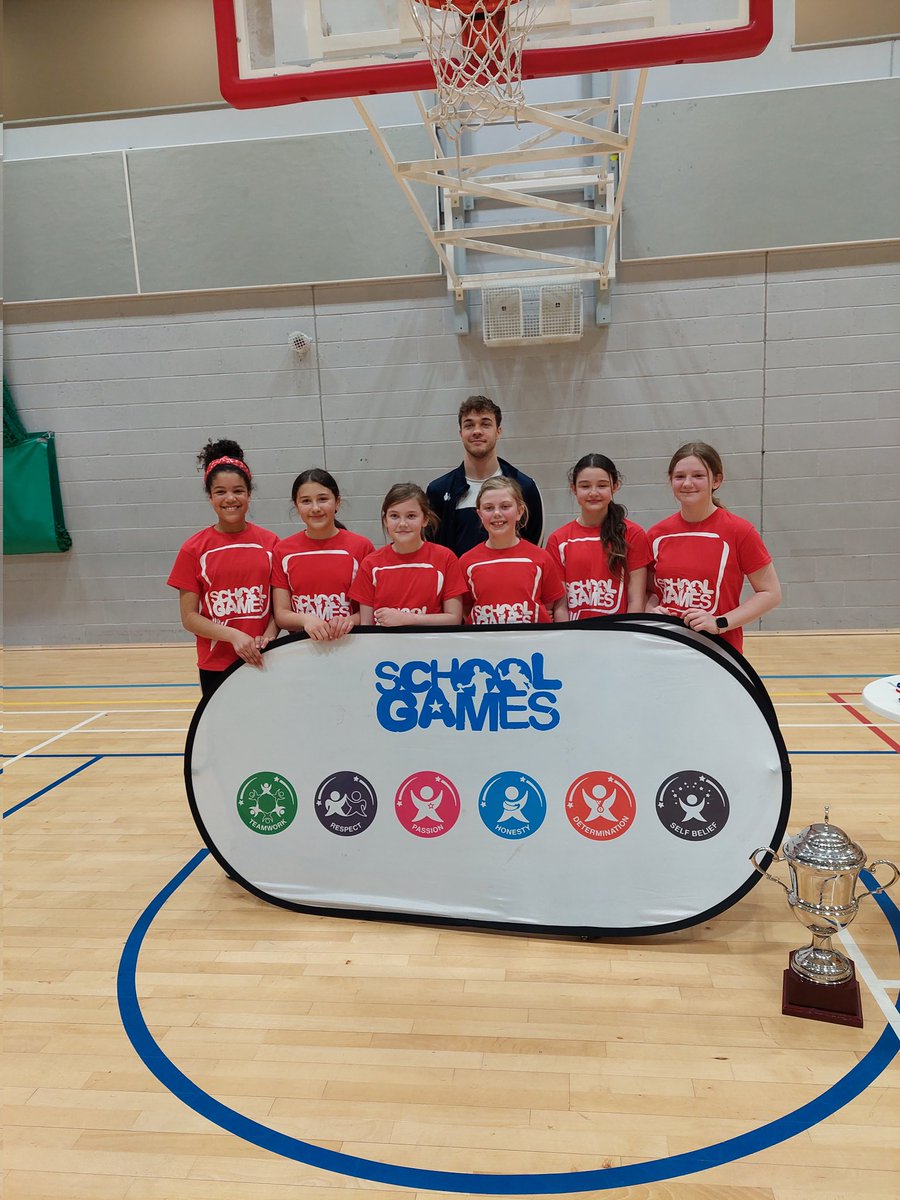 Well done to <a href="/HighLeghPrimary/">HighLeghPrimary</a> who came 🥉&amp; <a href="/Oughtringtoncps/">Oughtrington Primary School</a> who won the #SpiritOfTheGames award for their determination in the <a href="/CWSchoolGames/">Cheshire School Games</a> Yr 5 &amp; 6 girls only basketball Aspire event this morning. 

Awesome work ladies, I hope you all enjoyed yourselves.
🏀🏀