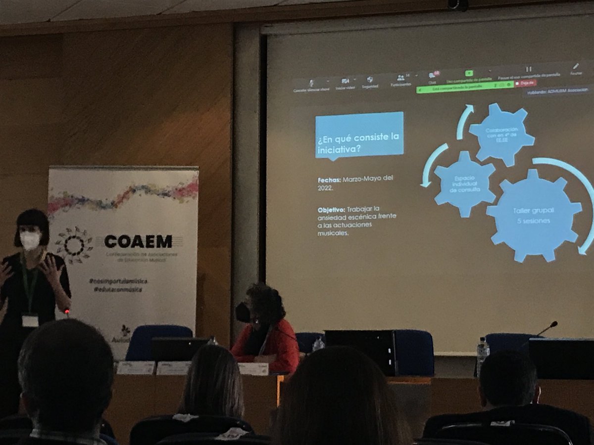 Ansiedad escénica en las actuaciones musicales en #FOROEM22Badajoz 👏👏👏👏