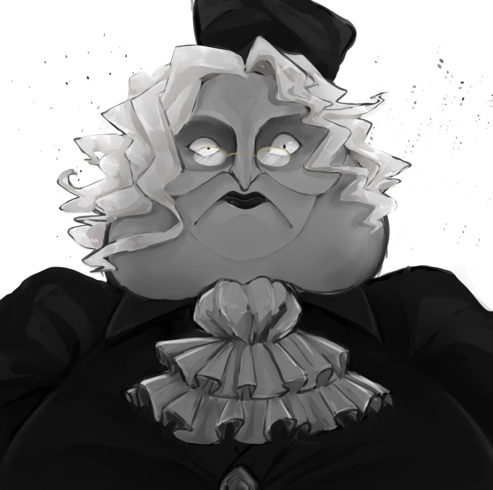 kuro_san210's tweet photo. "Justice needs obedience
Justice needs sacrifice...
It ain't over till THE FAT LADY SINGS !" 

I love her voice ✨

#IdentityV #ClerkKogan #thefatlady https://t.co/lL4EIqgy9p