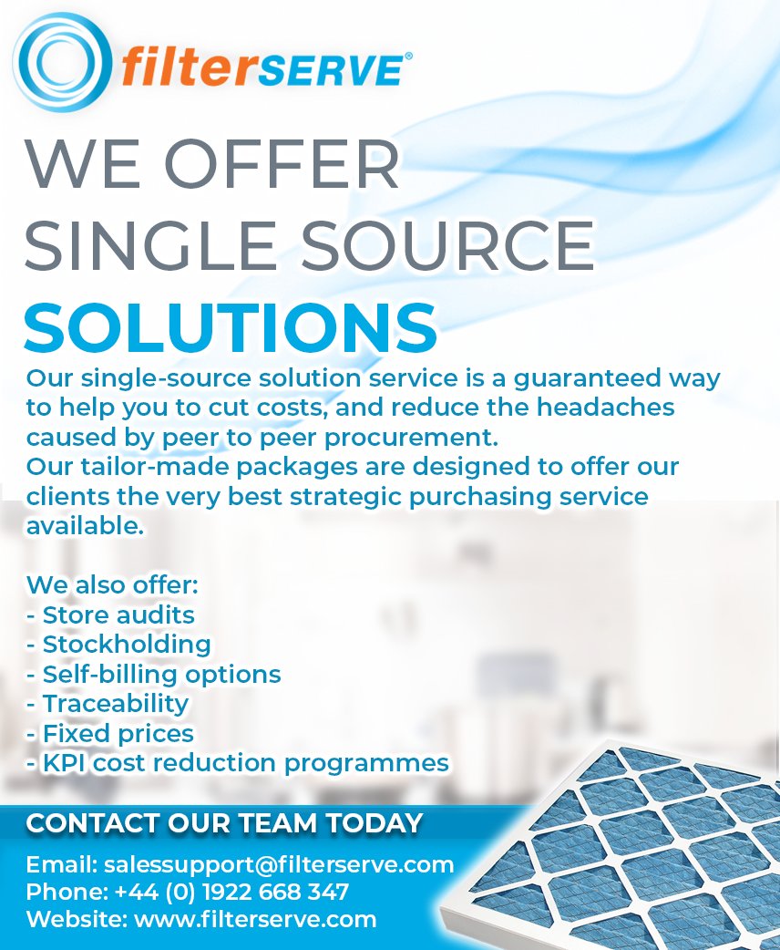 filterserve's tweet photo. Our single-source #solution service is a guaranteed way to help you to cut costs, and reduce the headaches caused by the peer to peer procurement.
Our #tailor-made packages are designed to offer our clients the very best strategic purchasing service available.
#filtration #vyon https://t.co/BcTqScr1XC