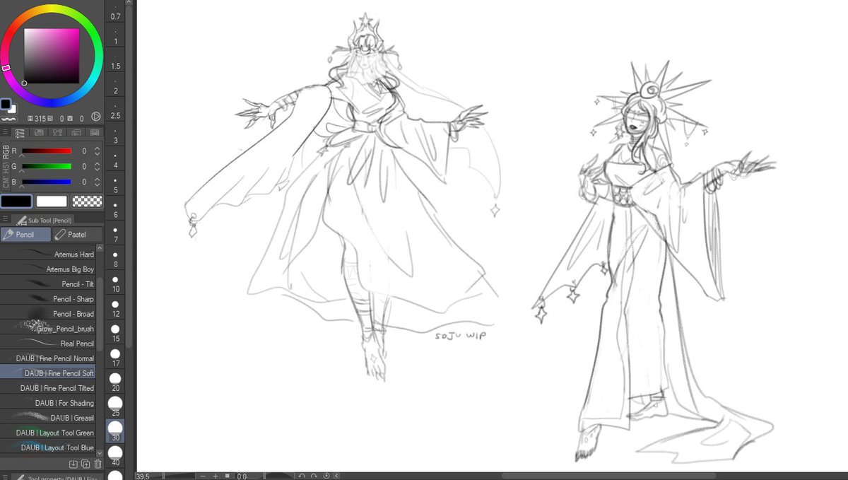 speaking of which tbh i try to limit wips from my portfolio bc i want it all to be a surprise tbh but here r some character design sketches i worked on the side : D 