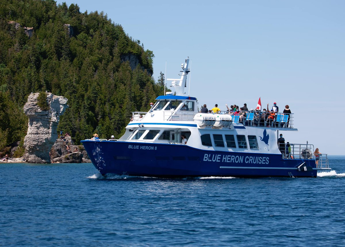 BlueHeronComp's tweet photo. We are now taking bookings for our 2022 season!

Book your cruise online today at https://t.co/OkvyWSio6k

#blueheronco #blueheroncruises #cruisetobermory #flowerpotisland #tobermory #fathomfivenationalmarinepark https://t.co/YLDTDmuuse