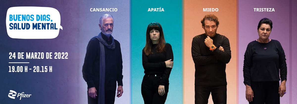 El próximo día *24 de marzo, a las 19h.* , Pfizer ofrece un interesante webinar sobre salud mental, bajo el título "Yo no soy nosotros" asmamadrid.org/2022/03/webina…