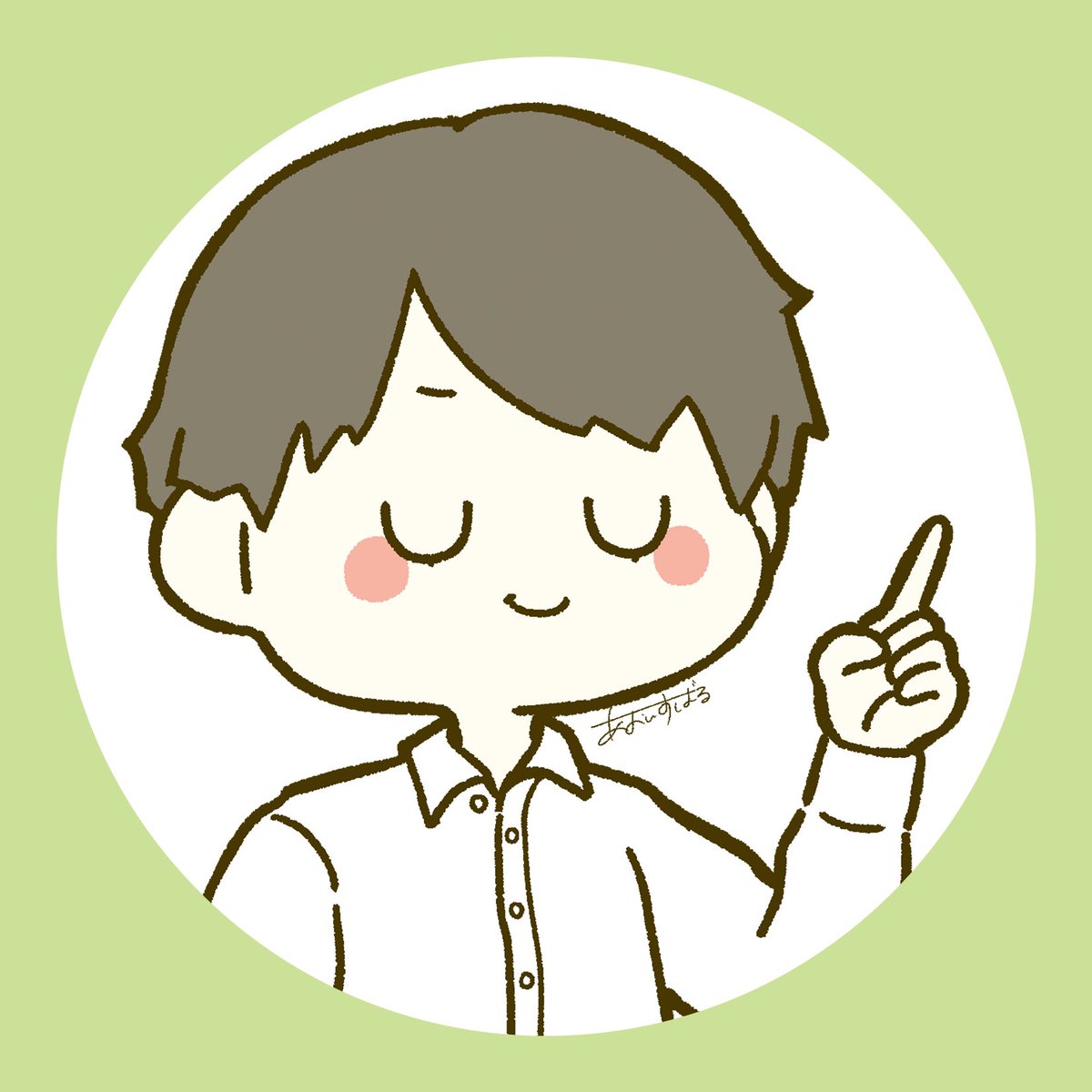 イラスト Illustration アイコン依頼 デフォルメキャラ 蒼井すばる Illustratorのイラスト