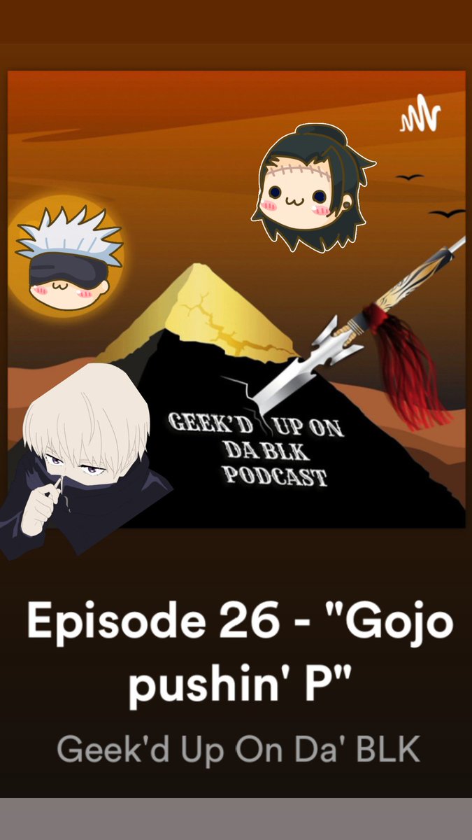 DaniYellez's tweet photo. Yyyyeeerrr! Gang is back to our old ways 😈 we get into Jujutsu Kaisen 0 and what we took away from the movie. Let us know what you think! Mac dives deep into his conspiracy bag y'all...

@Geekdup2021
#geekduppod #geekdupgang. #jujutsukaisen0movie 

https://t.co/2tIiZIlzKa https://t.co/6v3AKWGvZq