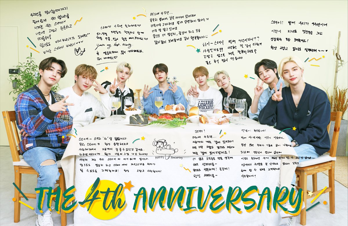 Stray Kids(스트레이 키즈) 4th Anniversary with STAY #StrayKids #스트레이키즈 #StrayKids4thAnniversary #스키즈와_발맞춰걷는_4번째길 #BlessingsWait4SKZ #YouMakeStrayKidsStay