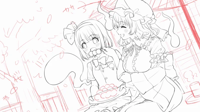線画～ 