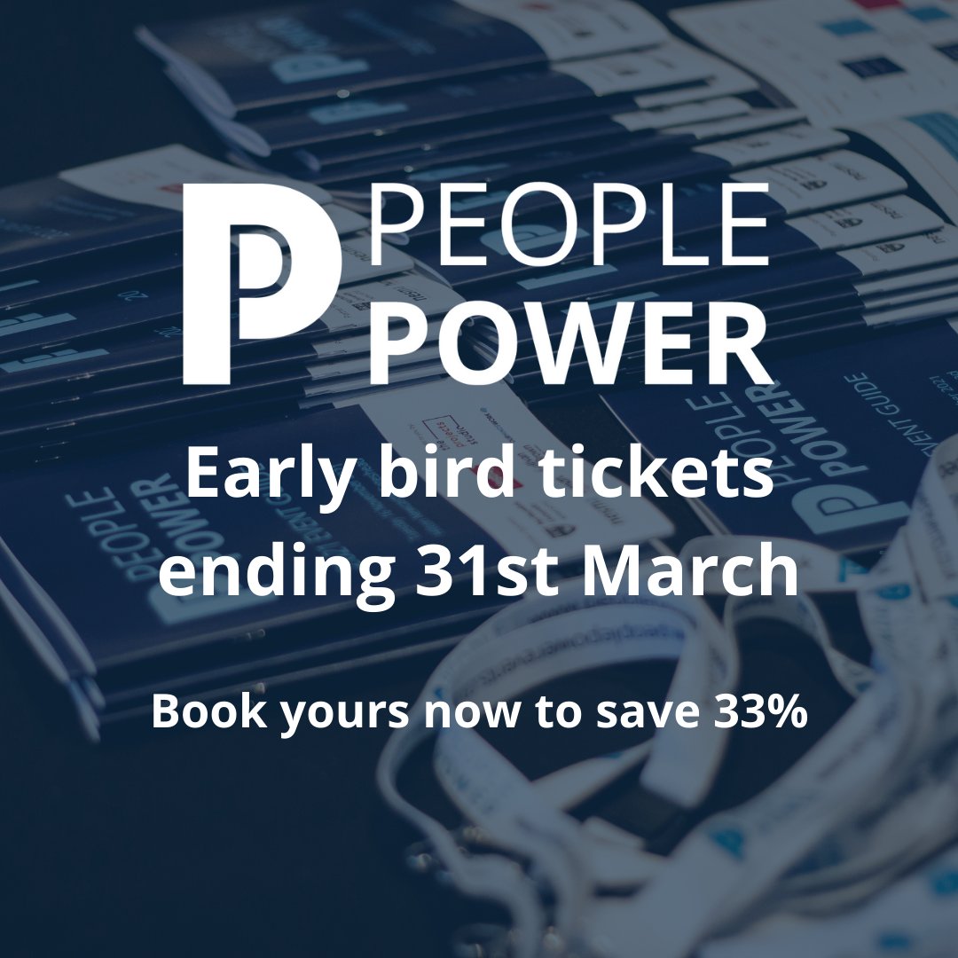 Only 1 week left to get your hands on an early bird ticket 🕊 

Our agenda is filling up with some incredible speakers and keynotes, you won't want to miss People Power 2022! You can get your tickets at tickettailor.com/events/peoplep…

#PeoplePowerEvents #HR #Leadership #Conference