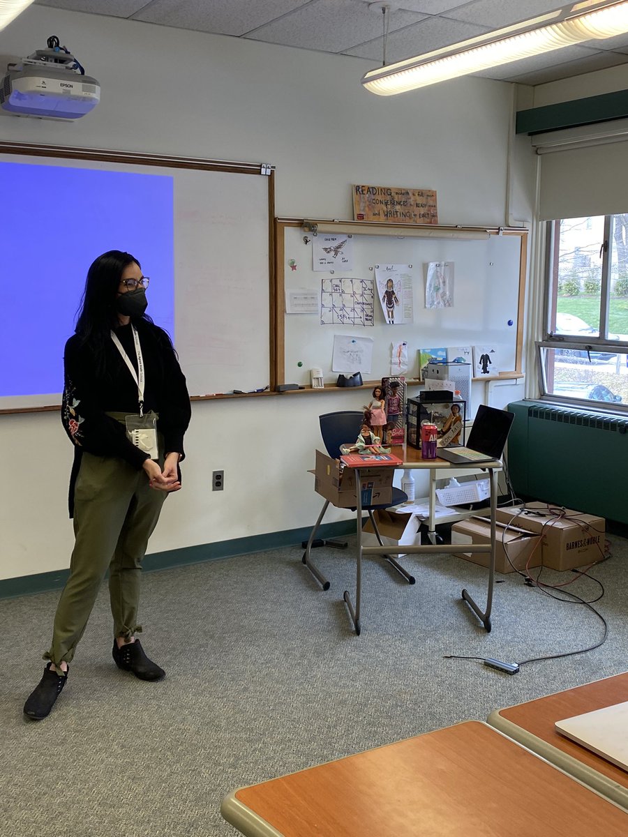 CAG_Director's tweet photo. Thanks to @ProfEmilyAguilo for sharing her research and expertise on girlhood and toys! Her mini lecture and workshop had our Special Studies Program students digging into how toys are categorized and marketed around gender. #girlsschools @AgnesIrwin https://t.co/puZGgKTRsD
