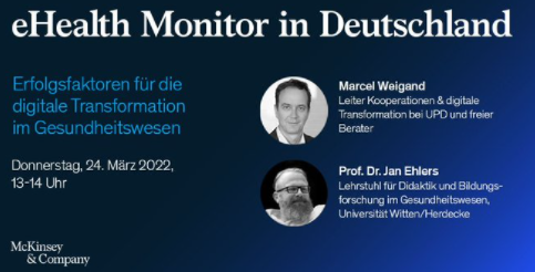 medinfode's tweet photo. Im #eHealth-Monitor von @McKinsey_de stellt @marcelweigand gute Thesen für ein erfolgreiche digitale Transformation im Gesundheitswesen dar. #Digitalisieurng #eHealthStrategie #Vernetzung https://t.co/iPHH2hC4oE