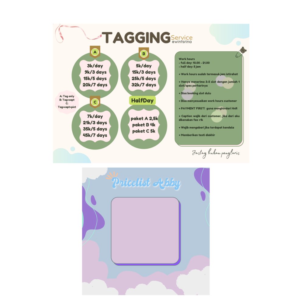 daisesc's tweet image. Help rt please 🥺🙌

Hi semua!
Aku jual jasa edit pl nihh😍
Ada beberapa catalog lucu yang spesial buat kalian🥰
I'm new and fresh to provide you the best 🥰❤️

#zonauang #zonauang #zonajajan #zonaba